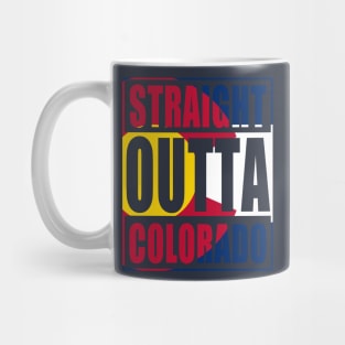 Straight Outta Colorado Flag Mug